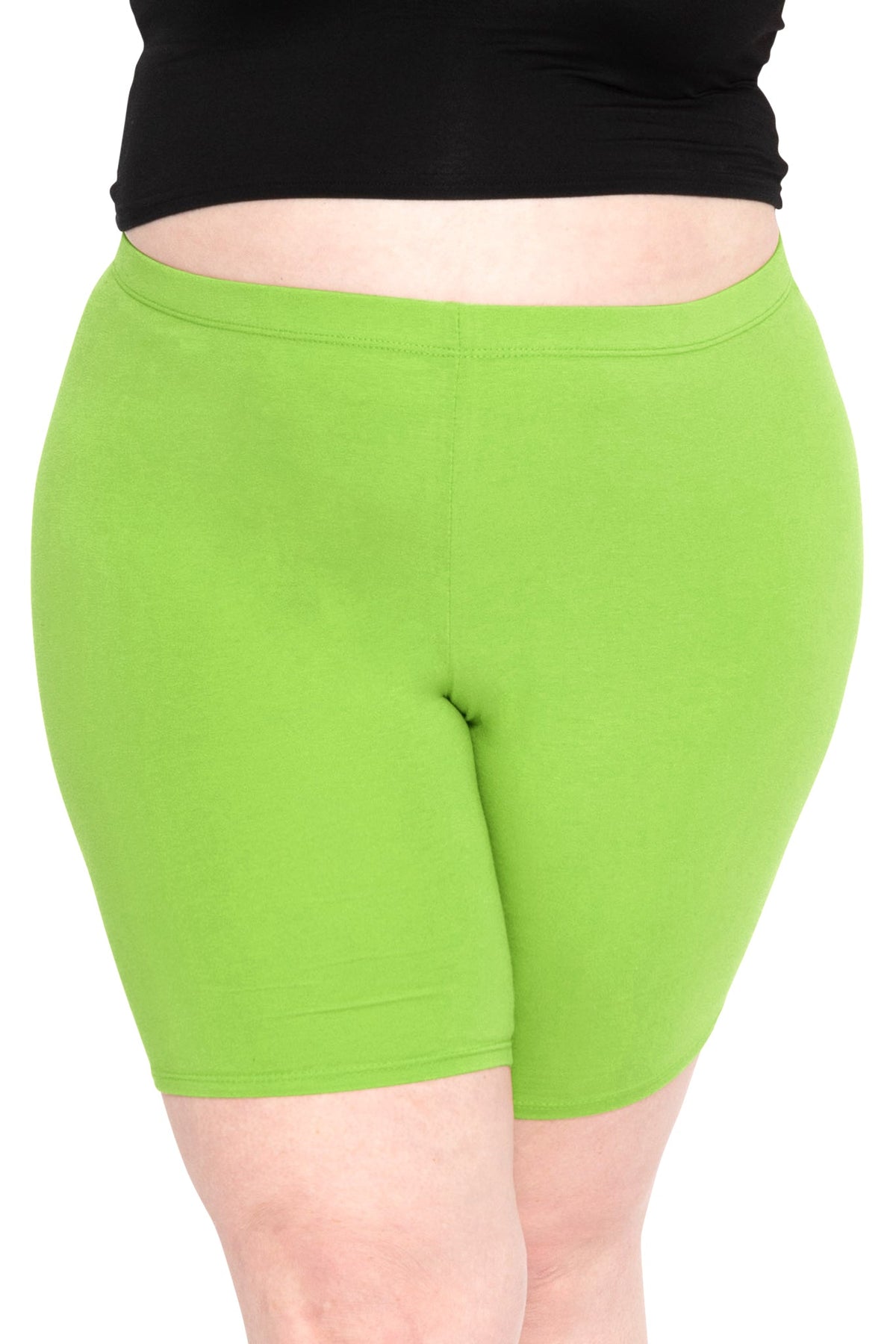 Women's Plus Size Cotton Biker Shorts More Colors