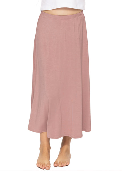 Youth Girl's Flowy A-Line Skirt Ankle Length