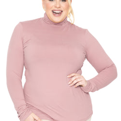 Women's Plus Size and Regular Long Sleeve Turtleneck