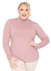 Women's Plus Size Regular Turtleneck