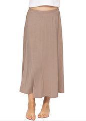 Youth Girl's Flowy A-Line Skirt Ankle Length More Colors