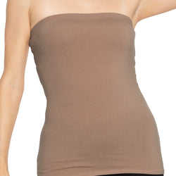 Women's & Plus Long Length Tube Top