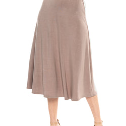 Women's Midi A-Line Flowy Skirt
