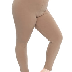 Women's Plus Size Full Length Cotton Leggings