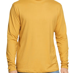 Men's Oh So Soft Mock Neck Long Sleeve Shirt Perfect for Casual Wear, Stylish, Classic Fit