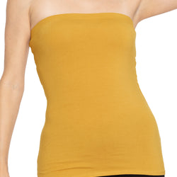 Women's & Plus Long Length Tube Top