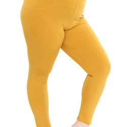 Women's Plus Size Full Length Cotton Leggings