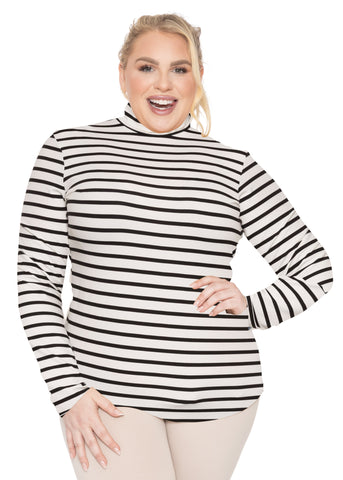 Women's Plus Size Regular Turtleneck More Colors