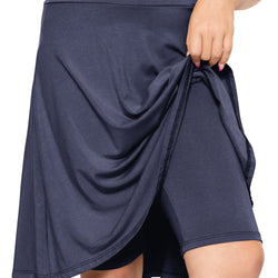 Girl's A-Line Skirt with Built-in Shorts