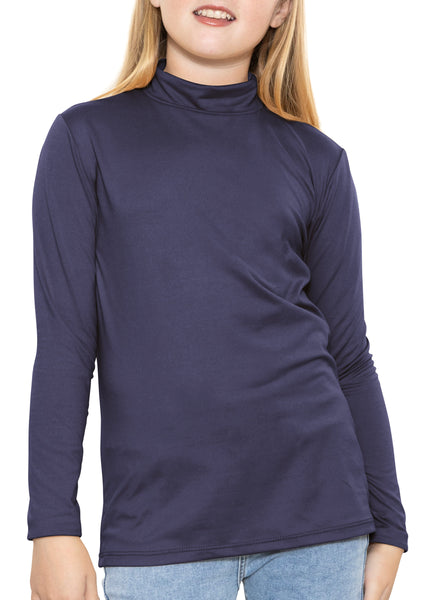 Youth Girl’s Oh So Soft Long Sleeve Mock Neck Top