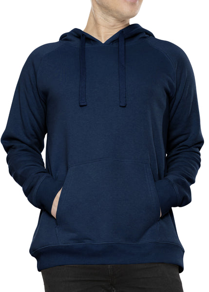 Men’s Soft Hoodie with Extra Side Seam Zippered Pocket | Cozy and Functional | Fleeced Line | Small - 5X
