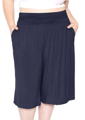 Women's Straight Leg and Flowy Gaucho Pants with Pockets