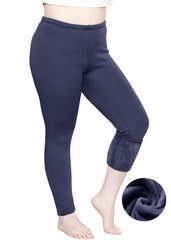 Women's Plus Size Milky Fleece Leggings
