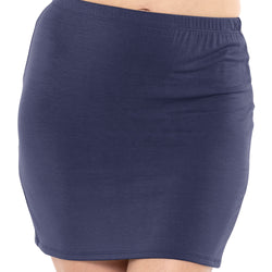 Women's Cotton Soft Stretch Fabric Basic Mini Skirt