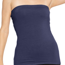 Women's & Plus Long Length Tube Top