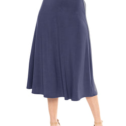 Women's Midi A-Line Flowy Skirt