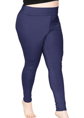 Stretch is Comfort Women's Plus Size Foldover Ankle Length Cotton Leggings