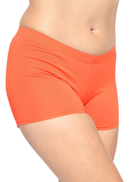 Women's and Plus Size Nylon Booty Shorts