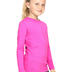 Youth Girls Oh So Soft Long Sleeve Crew Neck Top