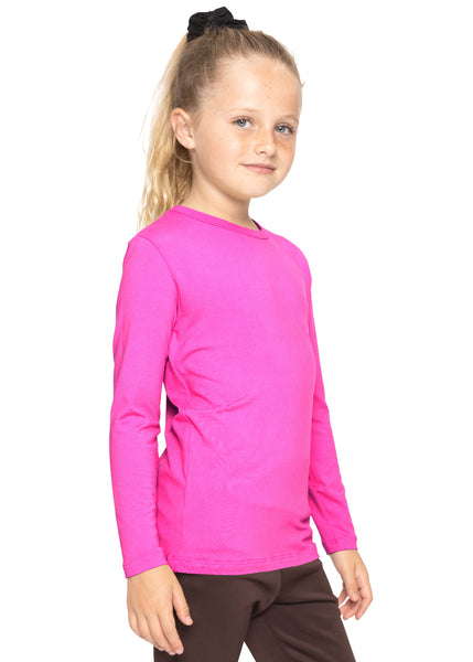 Youth Girls Oh So Soft Long Sleeve Crew Neck Top