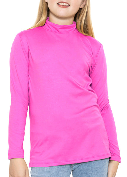Youth Girl’s Oh So Soft Long Sleeve Mock Neck Top