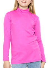 Youth Girl’s Oh So Soft Long Sleeve Mock Neck Top