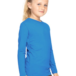 Youth Girl's Oh So Soft Long Sleeve Crew Neck Top Prints