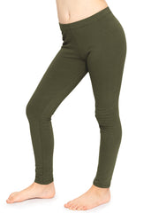 Girl's Cotton Footless Leggings More Colors