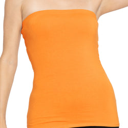 Women's & Plus Long Length Tube Top
