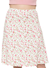 Knee Length A-Line Flowy Skirt