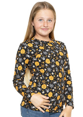 Youth Girl's Oh So Soft Long Sleeve Crew Neck Top Prints