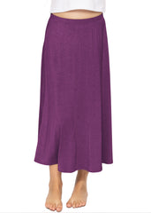 Youth Girl's Flowy A-Line Skirt Ankle Length More Colors