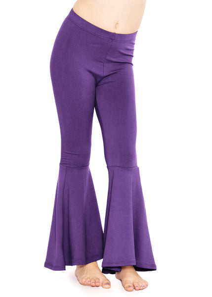 Girl's Stretch Bell Bottoms Flare Pants