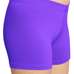 Girl's Nylon Spandex Stretch Booty Shorts