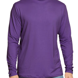 Men's Oh So Soft Mock Neck Long Sleeve Shirt Perfect for Casual Wear, Stylish, Classic Fit