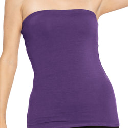 Women's & Plus Long Length Tube Top