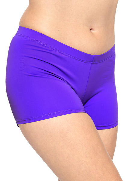 Women's and Plus Size Nylon Booty Shorts