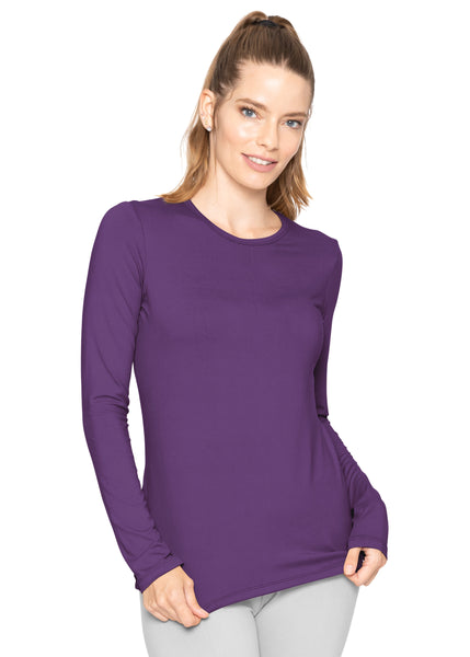 Women's and Plus Oh So Soft Long Sleeve Crew Neck Top