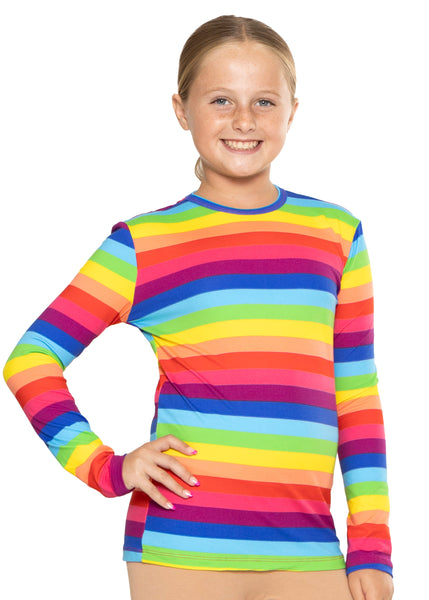 Youth Girl's Oh So Soft Long Sleeve Crew Neck Top Prints