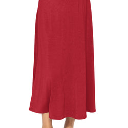 Youth Girl's Flowy A-Line Skirt Ankle Length