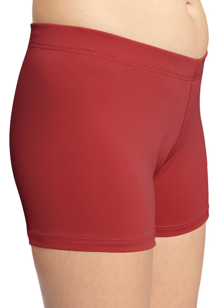 Girl's Nylon Spandex Stretch Booty Shorts