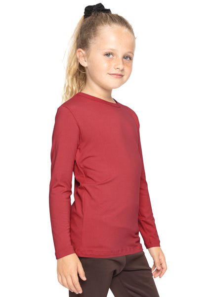 Youth Girls Oh So Soft Long Sleeve Crew Neck Top