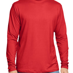 Men's Oh So Soft Mock Neck Long Sleeve Shirt Perfect for Casual Wear, Stylish, Classic Fit