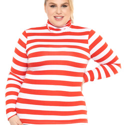 Women's Plus Size and Regular Long Sleeve Turtleneck