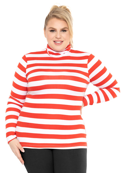 Women's Plus Size and Regular Long Sleeve Turtleneck