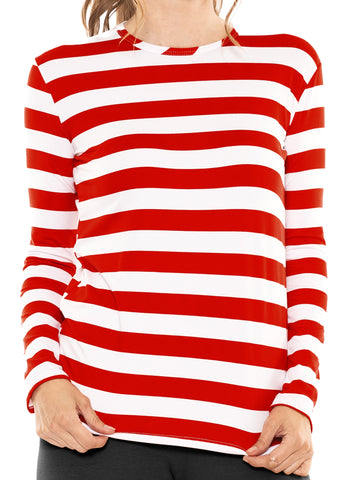 Women's and Plus Oh So Soft Long Sleeve Crew Neck Top More Colors