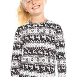Youth Girl's Oh So Soft Long Sleeve Crew Neck Top Prints