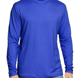 Men's Oh So Soft Mock Neck Long Sleeve Shirt Perfect for Casual Wear, Stylish, Classic Fit