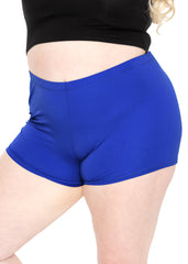 Women's Plus Size Nylon/Spandex Booty Shorts