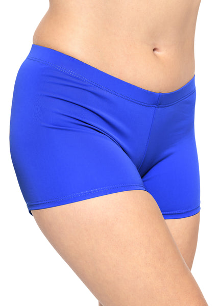 Women's and Plus Size Nylon Booty Shorts